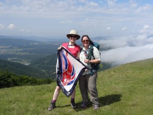 at the top of the Pyrenees on the Camino de Santiago